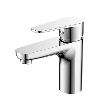 Смеситель Decoroom для умывальника одноручный монолитный хром DR72011*