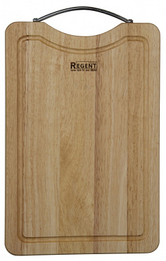 Доска разделочная Regent Inox Bosco прямоуг с метал ручкой 35*23,5*1,5 см 93-BO-2-07