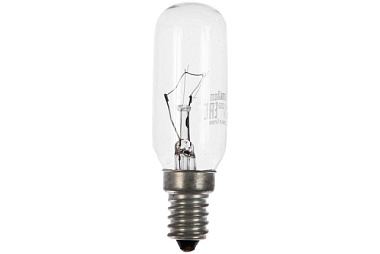 Лампа накаливания Camelion для вытяжек T25 E14 40W 350lm прозрачная 81*25 40/T25/CL/E14