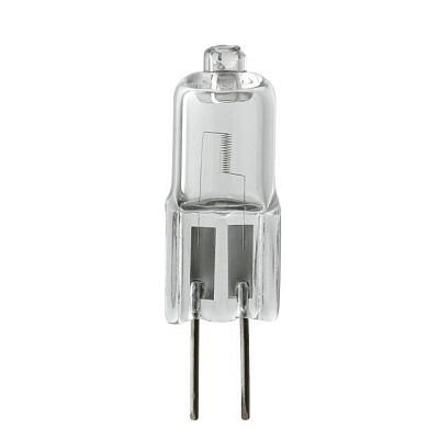Лампа галогенная Акцент JC 12В 20W G4 капсульная прозрачная