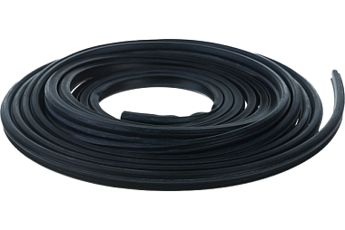 Уплотнитель Вишера EPDM для пластиковых окон универсальный черный 5,5 м 