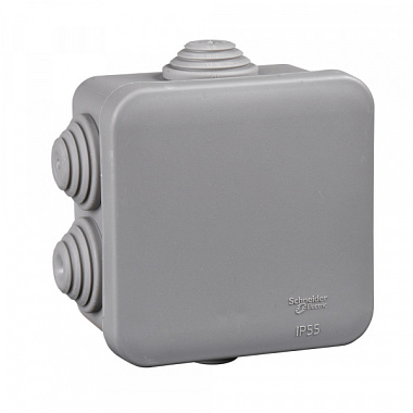 Коробка Schneider Electric распределительная серая 70*70*40мм IP55 IMT35090
