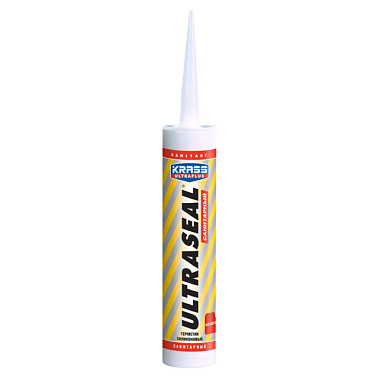 Герметик Krass Ultraseal санитарный силиконовый бесцветный 260 мл