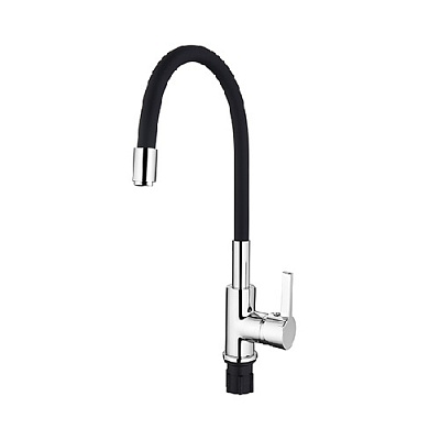 Смеситель Ledeme для кухни силиконовый черный L4898-2