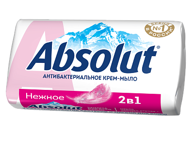 Мыло Absolut Нежное 2 в 1 90 г