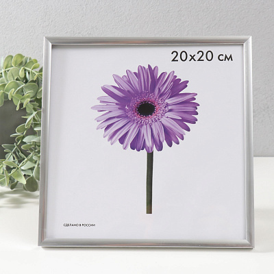 Рамка Метрика Lida ПВХ 20*20см серебро 0123-12-0022