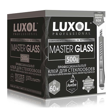 Клей Luxol Master Glass Professional для стеклообоев 500г 00-00066545