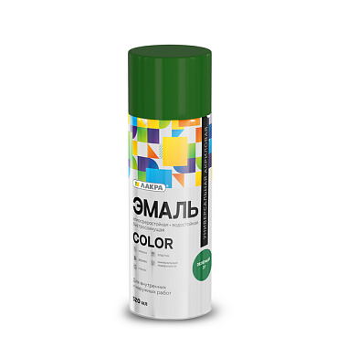Аэрозоль Лакра Color Эмаль универсальная Зеленый 37 8300172 