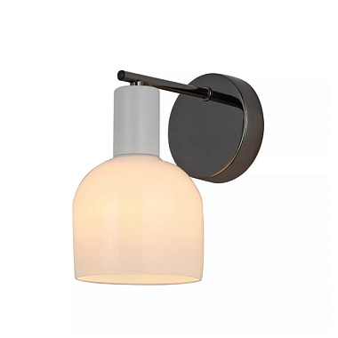 Бра Schaffner Decoroso 9110-1W PBK+WH 1*E14 40W 16*11*19 см*