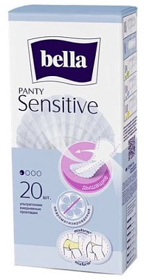 Прокладки гигиенические Bella Panty Sensetive ежедневные 20 шт