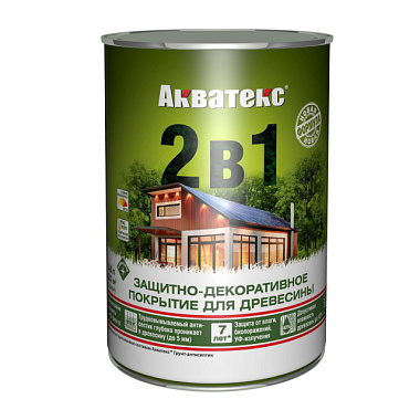Пропитка для дерева Рогнеда Акватекс белый 0,8 л 