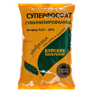 Суперфосфат Буйские удобрения гранулированный гуматизированный 0,9 кг 31354