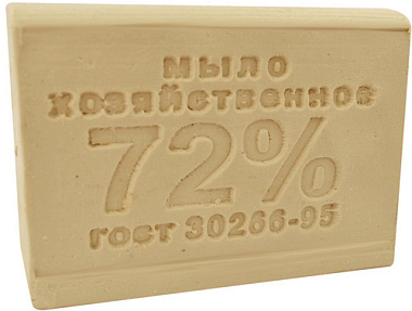 Мыло хозяйственное Весна 72% классическое в п/пропиленовой пленке 140 г 6048