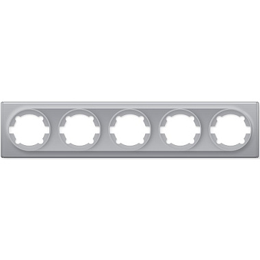 Рамка Onekey Florence 5-ая горизонтальная серая 1Е52501302***
