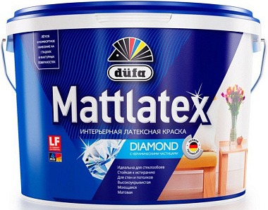 Краска Dufa Mattlatex латексная D100 матовая белая 2,5 л