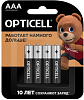 Элемент питания Opticell Basic AAA/LR03 4 шт 5051002 1775449