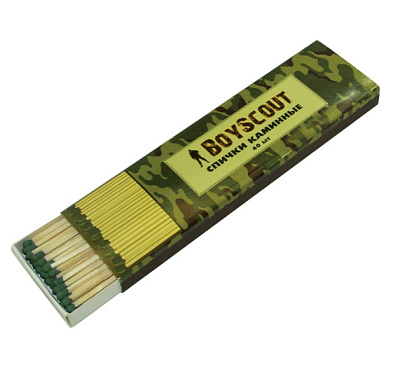 Спички BoyScout Каминные 205 мм 40 шт  61031