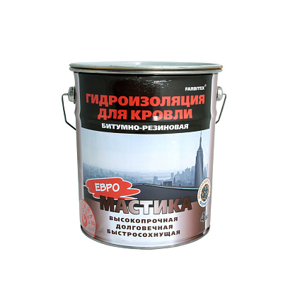 Мастика Farbitex битумно-резиновая 4 кг