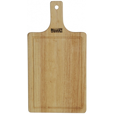Доска разделочная Regent Inox Bosco прямоуг с деревян ручкой 33*17*1,2 см 93-BO-1-02***