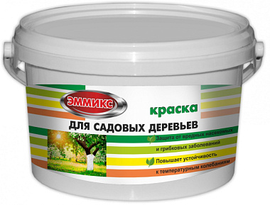 Краска Эммикс для садовых деревьев ведро 1,2 кг