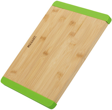 Доска разделочная Regent Inox Bamboo прямоуг с силик вставками 33*25*1,5 см 93-BM-4-01.2
