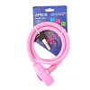Замок Apecs PD-84-100-CM-Pink велосипедный**