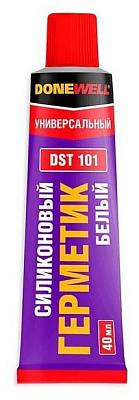Герметик Kudo DoneWell силиконовый белый 40 мл DST 101
