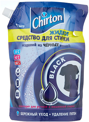 Жидкое средство Chirton для стирки черных тканей 1000 мл 824385
