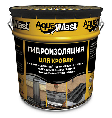 Мастика ТехноНиколь AquaMast битумно-резиновая 18 кг УТ000018360