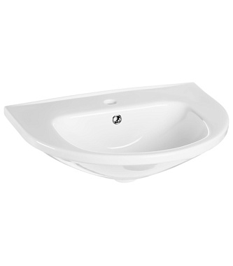 Умывальник Gesso Home de luxe c болтами крепления и сливн. хромир. кольцом W101